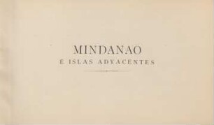 Mindanao é islas adyacentes