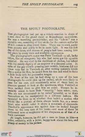 The spoilt photograph