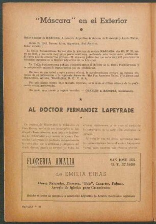 "Máscara" en el Exterior