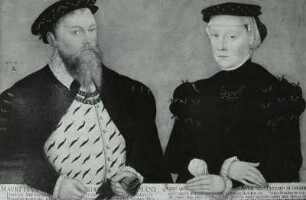 Kurfürst Moritz von Sachsen und seine Frau Agnes