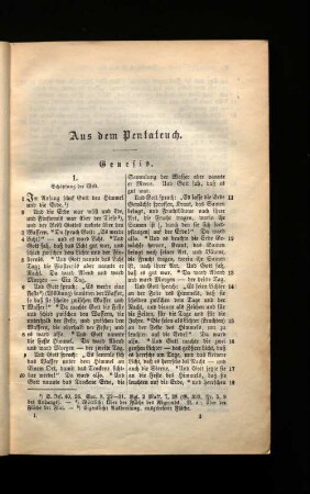 Aus dem Pentateuch.