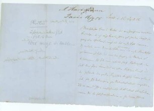 Korrespondenz von Moritz Hartmann an Westermanns Monatshefte