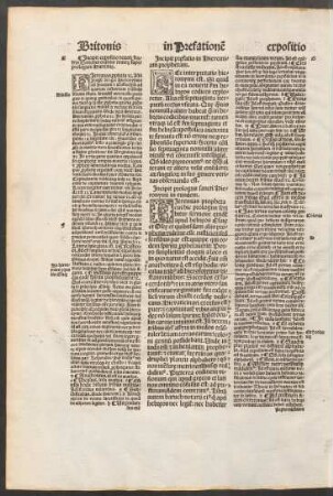 Incipit praefatio in Hieremiam prophetam.