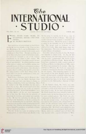 The International Studio (March, 1908)