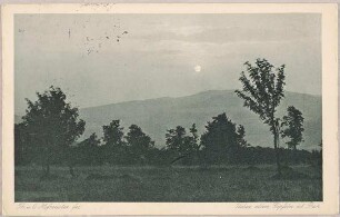 "Ueber allen Gipfeln ist Ruh" aus der Reihe "Aus dem Heimatbuch 'Wälder und Berge'"