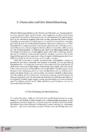 3.1 Die Kleidung der Reichsfürsten