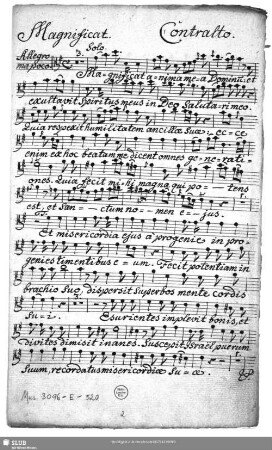 Contralto [Schreiber: Schlettner, M.]