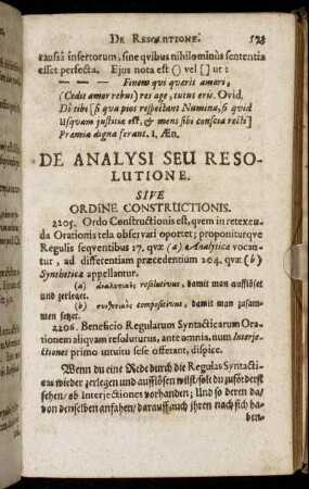 De Analysi Seu Resolutione.