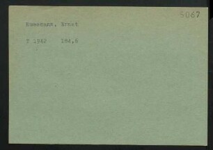 Russmann, Ernst