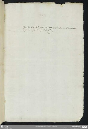 [Faszikel 16: Vermerk eines Vorbesitzers]