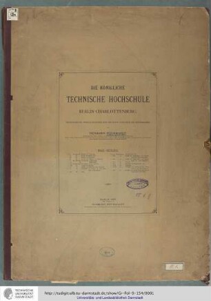 Die Königliche Technische Hochschule Berlin-Charlottenburg
