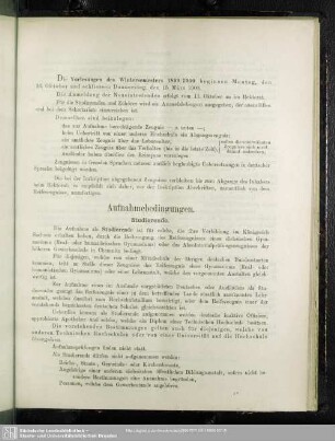 Allgemeine Bemerkungen