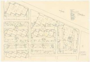 Siedlung, Hamm-Heessen Grünplanung: Bepflanzungsplan 1:200 mit Aufstellung des Pflanzenbedarfs