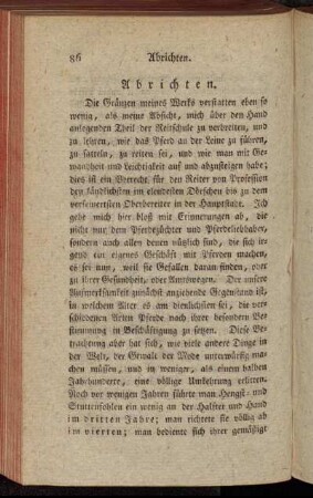 Abrichten.