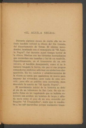 "El Águila Negra"