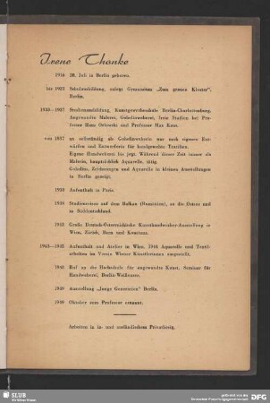 [Biografie Irene Thonke]