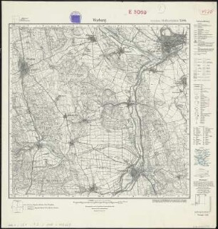 Messtischblatt 2588 : Warburg, 1933 Warburg : Warburg. - Hrsg. 1909, einz. Nachtr. 1932, [gedr. 19]33. - 1:25000. - [Berlin]: Reichsamt für Landesaufnahme, 1933. - 1 Kt.
