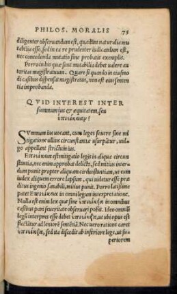 Quid Interest Inter summum ius et aequitatem ...