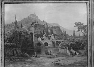 Blick auf Marburg von Weidenhausen aus