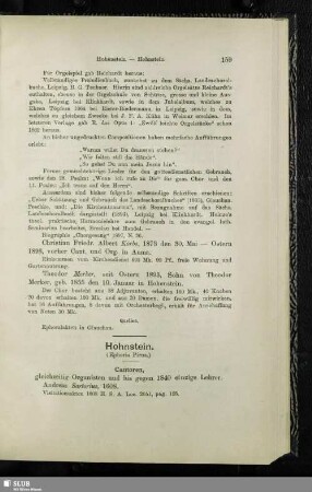 Hohnstein (Ephorie Pirna)