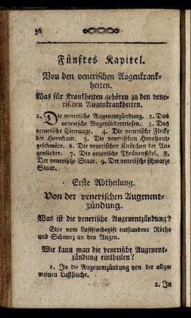 Fünftes Kapitel. Von den venerischen Augenkrankheiten