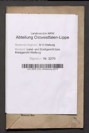 Erblasser: Wieners, Theresia, geb. Müller: