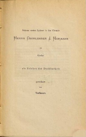 Ueber einige Derivate des m-Nitro-p-Toluidins : (Inaugural-Dissertation.)