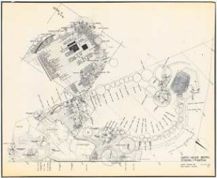 Garten Mellert, Bretten: Pflanzplan Gehölze, Stauden 1:100, 1:50 (von Inv.Nr. 25606)