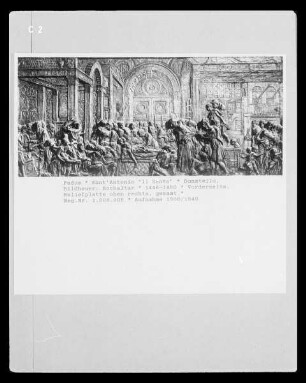Hochaltar — Szenen aus dem Leben des heiligen Antonius von Padua — Die Auffindung des Herz' des Habgierigen