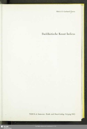 Buddhistische Kunst Indiens