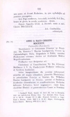 Anno a nato christo MDCXXXV. Calendis Januarii.