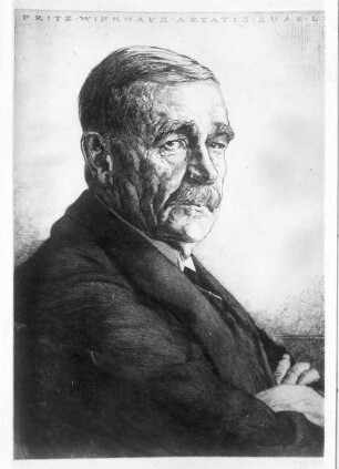 Porträt Bergrat Dr.-Ing. e.h. Friedrich Winkhaus (1865-1932), Generaldirektor und Vorstandsmitglied der WBK (1908-1932)