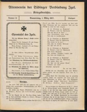 1-10, Nr. 31, 01.03.1917