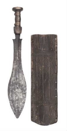 Kurzschwert mit Scheide, 1962.W.055a,b
