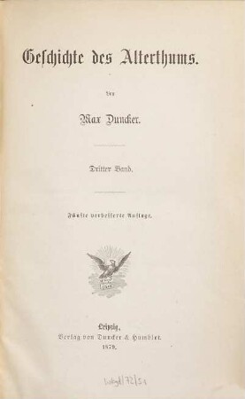 Geschichte des Alterthums, 3