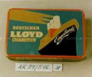 Blechdose für 10 Stück "DEUTSCHER LLOYD CIGARETTEN Engelhardt"