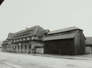 Dresden-Friedrichstadt, Schlachthofring. Werkstättengebäude (Schlosserei/ Tischlerei; 1906/1910, H. J. Erlwein)