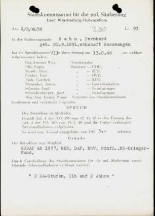 Hahn, Bernhard