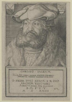 Bildnis des Kurfürsten Friedrich III. von Sachsen, dem Weisen