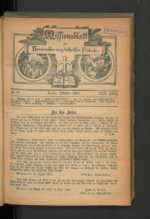 No 10. 1920.
