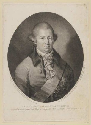 Bildnis des Carl George Heinrich von Hoym