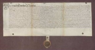 Friedrich Gamert und Genossen zu Neuenheim reversieren gegenüber dem Deutschen Orden wegen Weinbergen in Neuenheimer Gemarkung.