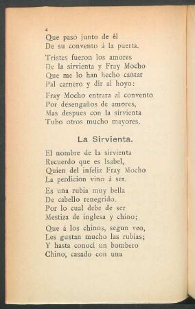 La sirvienta.