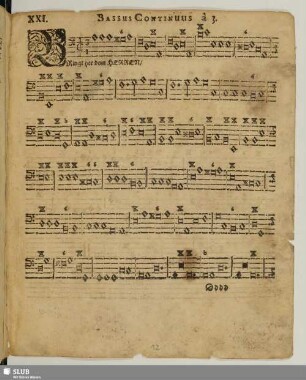 XXI. Singet dem Herrn ein neues Lied [Anfang]