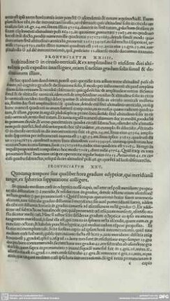 PRONUNCIATUM XXIIII. Exaltudine [.] in circulo verticali, & ex amplitudine [.] eiusdem dici altitudinem poli expedite investigare, etiam si nescias gradum solis simul & declinationem illius.
