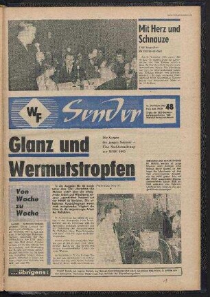 Betriebszeitung 'WF-Sender', Nr.48/1965 (16. Dezember 1965)