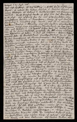 Briefe von Samuel Rösel an Johannes und Franz Riepenhausen, Neapel, 2.6.1816 - 2.7.1819