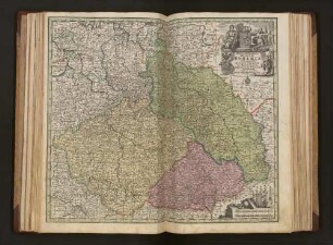 Mappa Geographica Regnum Bohemiae : Cum Adiunctis Ducatu Silesiae, Et Marchionatibus Moraviae Et Lusatiae repraesentans