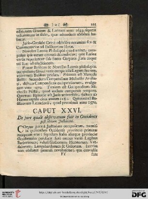 Caput XXVI.