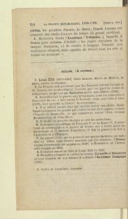 Chapitre III Minorité de Louis XIV; Mazarin. - Commencement du gouvernement personnel de Louis XIV. Le roi et ses ministres. (1643-1661)